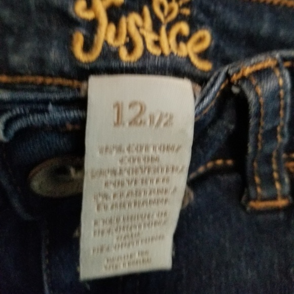 Justice Girls Bermuda Jean Shorts Lot of 5 - Picture 4 of 4